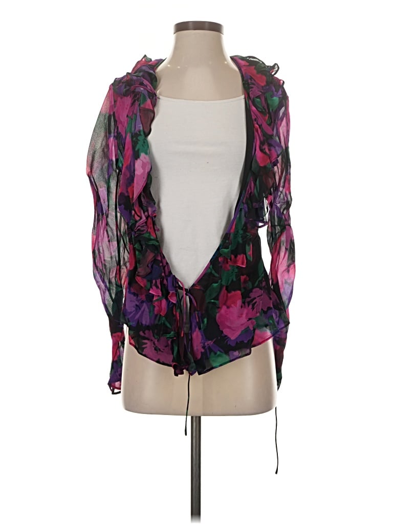 Pre-owned Jcrew Kimono In Purple