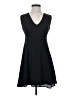 Express 100% Polyester Solid Black Casual Dress Size 0 - photo 1