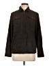 Amber Sun 100% Polyester Solid Brown Jacket Size L - photo 1