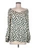 Ann Taylor 100% Polyester Green Long Sleeve Blouse Size M - photo 1