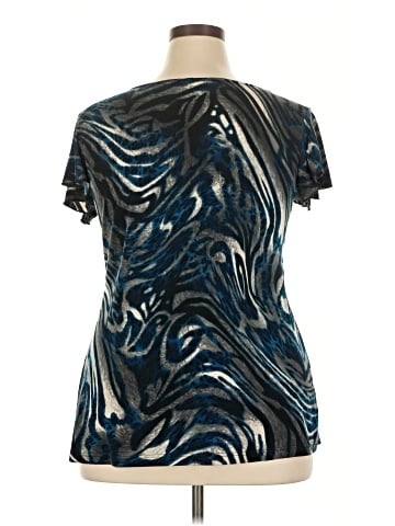 Perceptions Woman Short Sleeve Blouse (view 2)