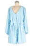 Unbranded 100% Polyester Solid Blue Romper Size 2X - photo 1