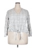 Lane Bryant Gray 3/4 Sleeve Blouse Size 18 - photo 1