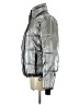 Lou & Grey 100% Polyester Metallic Silver Snow Jacket Size M - photo 5
