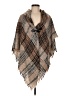 Modena 100% Polyester Brown Poncho One size - photo 1