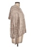 DKNY Jeans Metallic Tan Pullover Sweater Size L - photo 4