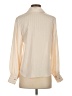 Zara 100% Polyester Ivory Long Sleeve Blouse Size XS - photo 2