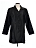 Susan Graver 100% Polyester Black Trenchcoat Size L - photo 1