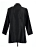 Susan Graver 100% Polyester Black Trenchcoat Size L - photo 2