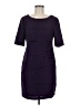 Connected Apparel 100% Polyester Purple Casual Dress Size 8 (petite) - photo 1