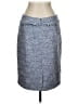 J. McLaughlin Tweed Blue Casual Skirt Size 12 - photo 2