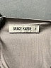 Grace Karin Metallic Silver Short Sleeve Top Size M - photo 7