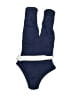Luz Solid Blue One Piece Swimsuit Size S - photo 1