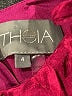 Theia Hearts Burgundy Pink Jumpsuit Size 4 - photo 4