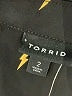 Torrid 100% Polyester Print Black Long Sleeve Blouse Size 2X Plus (2) - photo 7