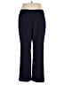 Le Suit Solid Blue Dress Pants Size XXL (estimated) - photo 2