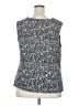 Ellen Tracy Silver Sleeveless Top Size 2X - photo 2