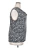 Ellen Tracy Silver Sleeveless Top Size 2X - photo 4