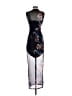 Bold Elements Graphic Black Cocktail Dress Size S - photo 2
