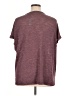 Staccato Burgundy Short Sleeve Top Size 1X - photo 2