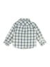 Ben Sherman Plaid Blue Long Sleeve Button-Down Shirt 12-18 MO / 18 MO - photo 2