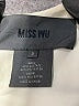 Miss Wu 100% Polyester Metallic Silver Gold Cocktail Dress Size 0 - photo 7