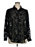Torrid 100% Polyester Stars Black Long Sleeve Blouse Size 1X Plus (1) - photo 1