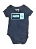 Puma 100% Cotton Print Blue Short Sleeve Onesie Size 0-3 mo - photo 1