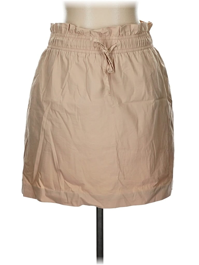 Pre-owned Express Casual Skirt In Tan