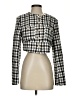 Avantlook 100% Polyester Houndstooth Ivory Jacket Size S - photo 1