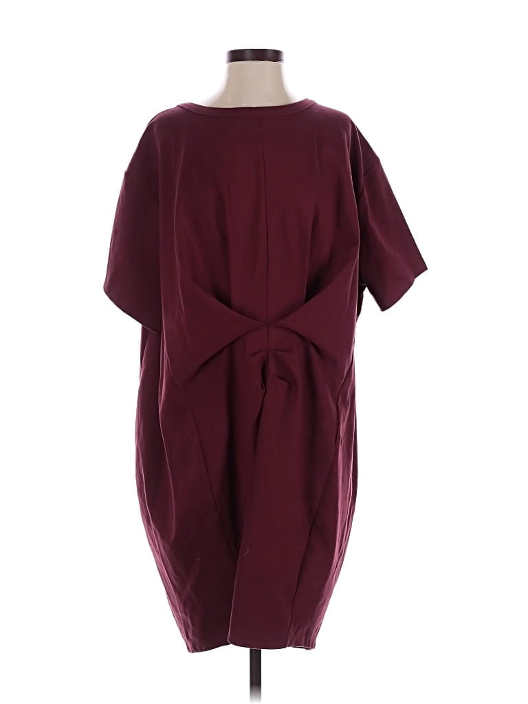 Pre-owned See Rose Go Casual Dress In Burgundy