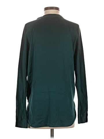 Vince. Long Sleeve Silk Top (view 2)