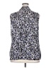 Nic + Zoe 100% Polyester Blue Sleeveless T-Shirt Size 2X - photo 2