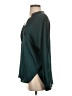 Vince. 100% Silk Teal Long Sleeve Silk Top Size XS - photo 5