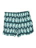 Wildfox 100% Rayon Print Teal Shorts Size Med (2 or M) - photo 2