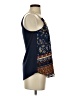 Jolt Blue Sleeveless Blouse Size XS - photo 4