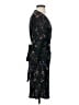 MNG Print Black Cocktail Dress Size 4 - photo 4