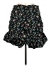 Bershka Floral Black Casual Skirt Size L - photo 2