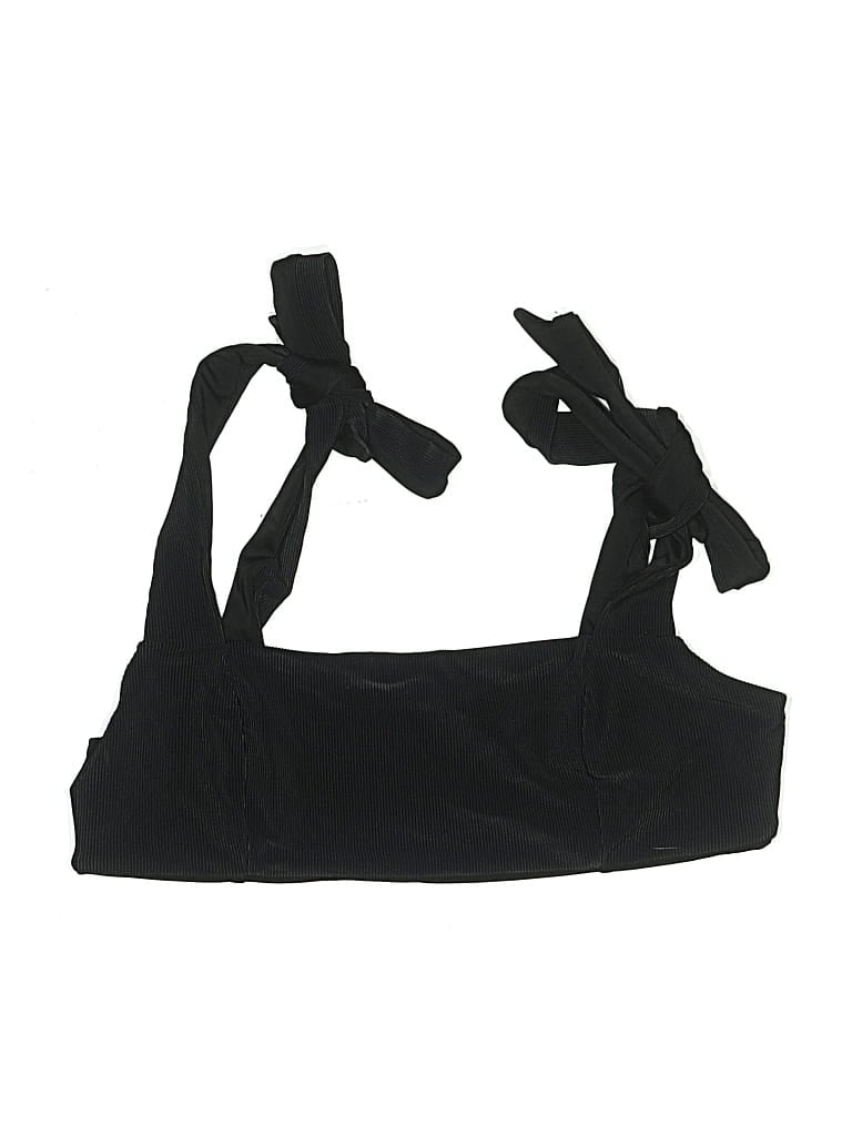 Pre-owned Assorted Brands Swimsuit Top Black Swimwear