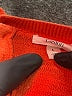 Caslon 100% Cotton Orange Pullover Sweater Size L - photo 7