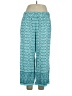 Talbots Paisley Teal Linen Pants Size S - photo 1