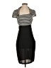 Unbranded Houndstooth Black Cocktail Dress Size 1 - photo 1