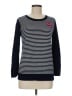 Halogen Stripes Blue Pullover Sweater Size M - photo 1