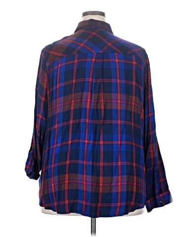 a.n.a. A New Approach Long Sleeve Button-Down Shirt (view 2)