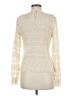 Grey Collective 100% Polyester Ivory Long Sleeve Top Size M - photo 2