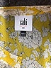 CAbi 100% Polyester Yellow 3/4 Sleeve Blouse Size XS - photo 7