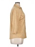 J. McLaughlin Tweed Tan 3/4 Sleeve Blouse Size XL - photo 4