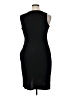 Unbranded Solid Black Cocktail Dress Size 1X (estimated) - photo 2