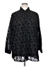 Lane Bryant 100% Polyester Animal Print Black 3/4 Sleeve Blouse Size 18 - 20 Plus - photo 1