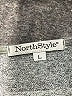 North Style Gray Long Sleeve Top Size L - photo 7